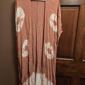 Women's Tie-Dye Kimono Cardigan